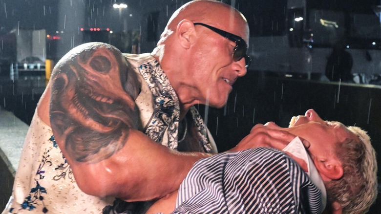 The Rock and Cody Rhodes re-enact every mafia movie