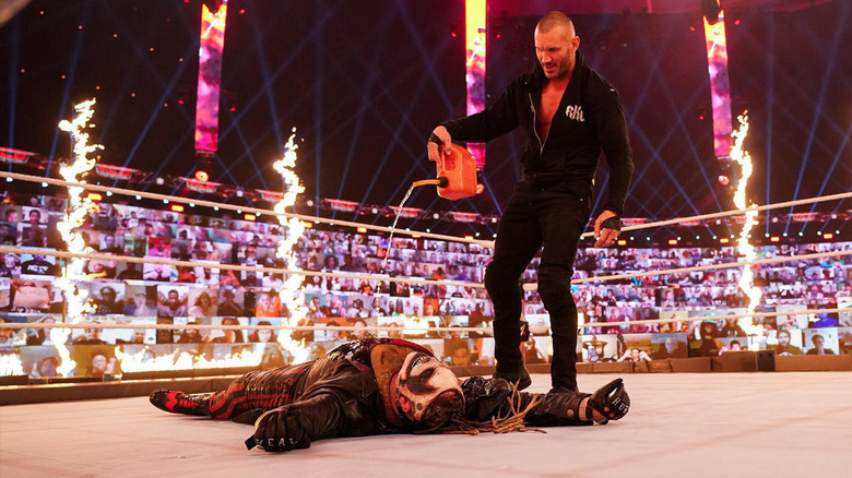 Randy Orton pours gasoline on the Fiend