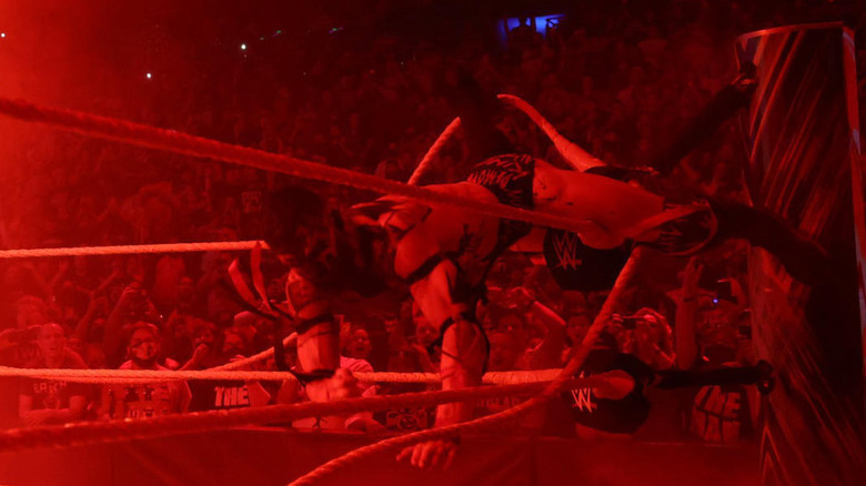 Finn Balor in ropes