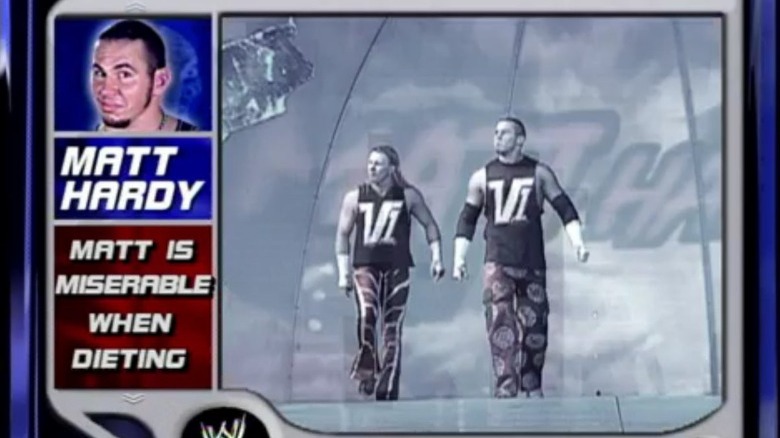 Matt Hardy making his entrance on SmackDown