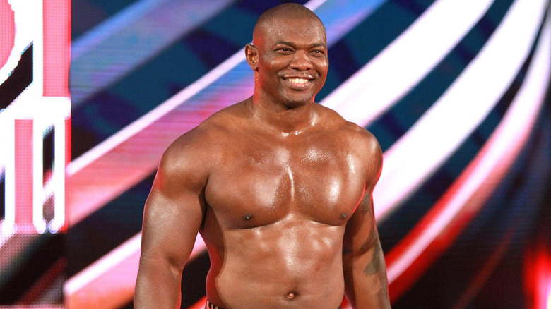 Shelton Benjamin makes an entrance