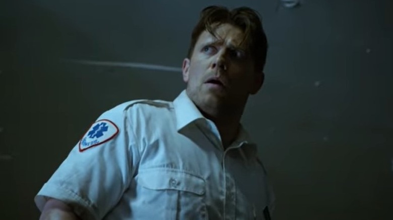 The Miz in medic shirt