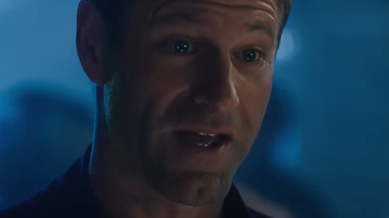 Aaron Eckhart speaks