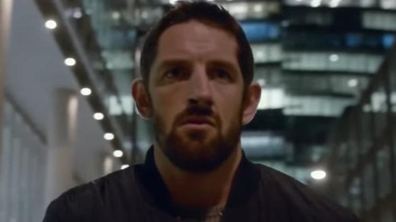 Wade Barrett stares forwards