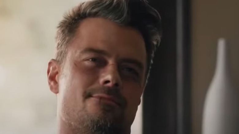 Josh Duhamel tilts head