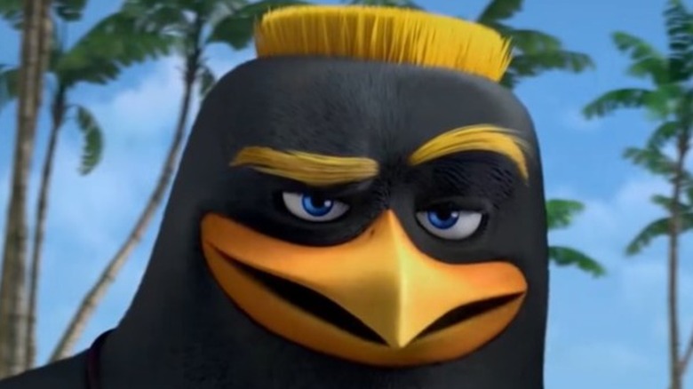 John Cena (as a bird) raises eyebrow