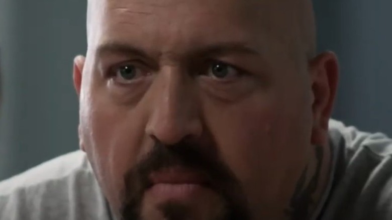 Big Show stares