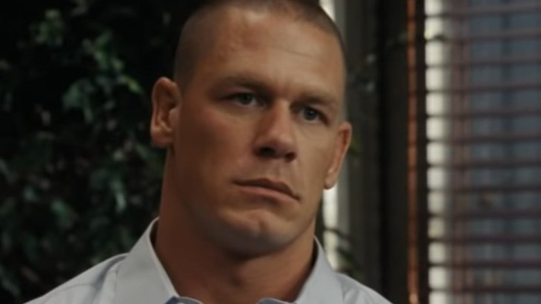 John Cena stares ahead