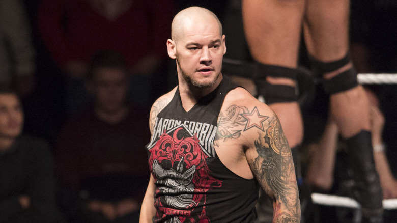 Baron Corbin in the ring