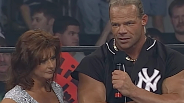 Lex Luger and Miss Elizabeth in WCW