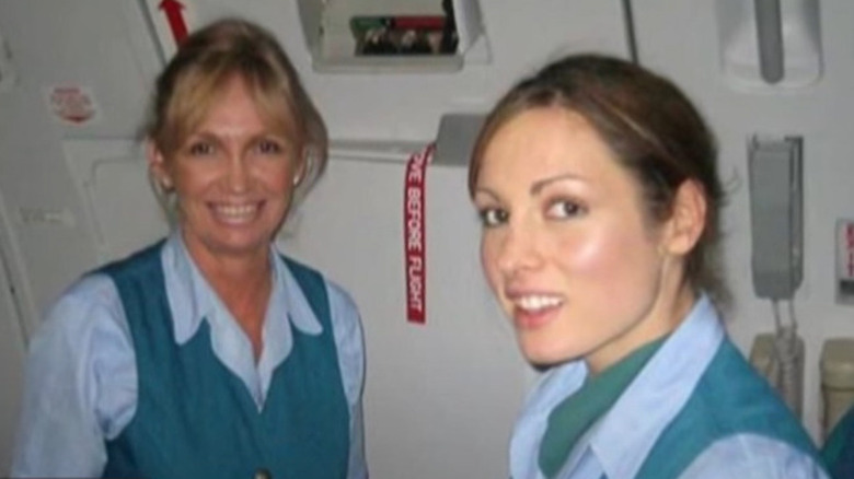 Becky Lynch flight attendant
