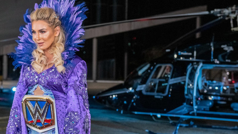 Charlotte Flair Helicopter Entrance At WrestleMania 35 