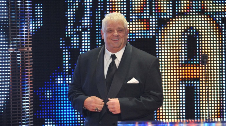 Dusty Rhodes at Hall of Fame ceremony