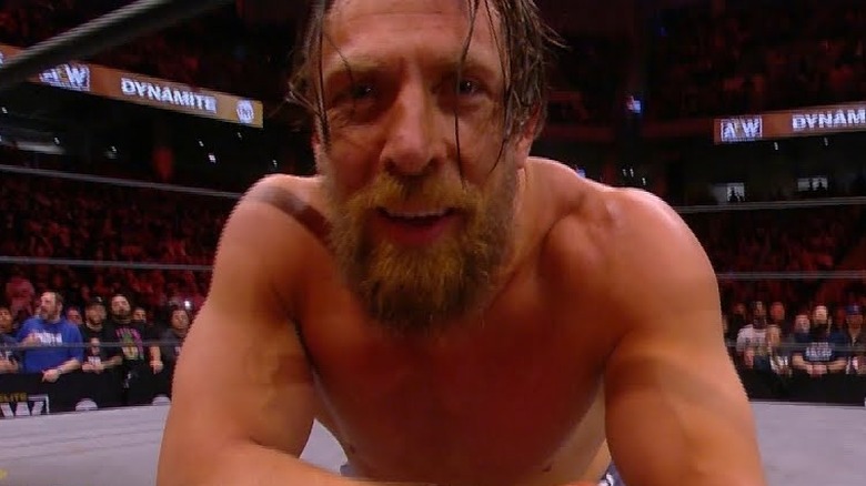 Daniel Bryan between the ropes