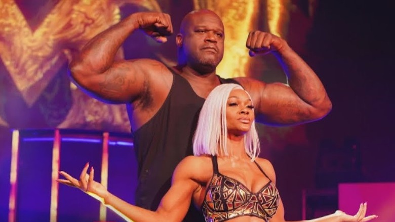 Shaq and Jade Entrance