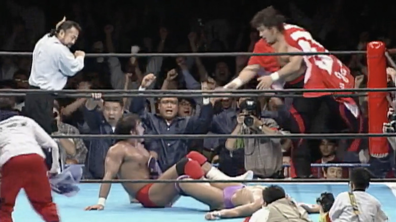  Keiji Mutoh defeats Nokuhiko Takada