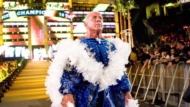 Ric Flair before his 2008 "retirement" match