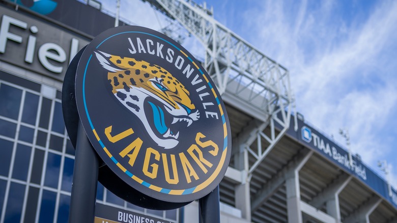 Jacksonville Jaguars logo sign
