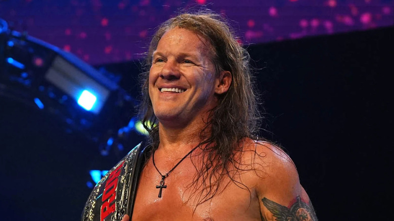 Chris Jericho smiles