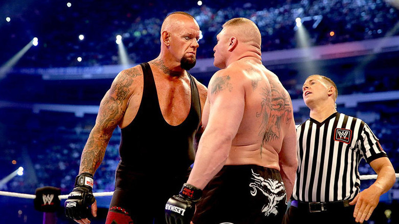 Brock Lesnar faces Undertaker