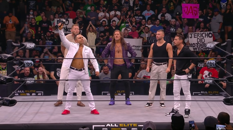 Jericho Appreciation Society in the ring