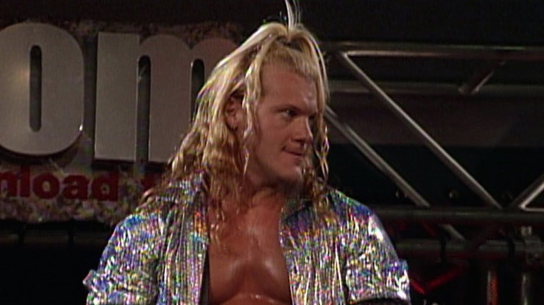 Chris Jericho looking to the side