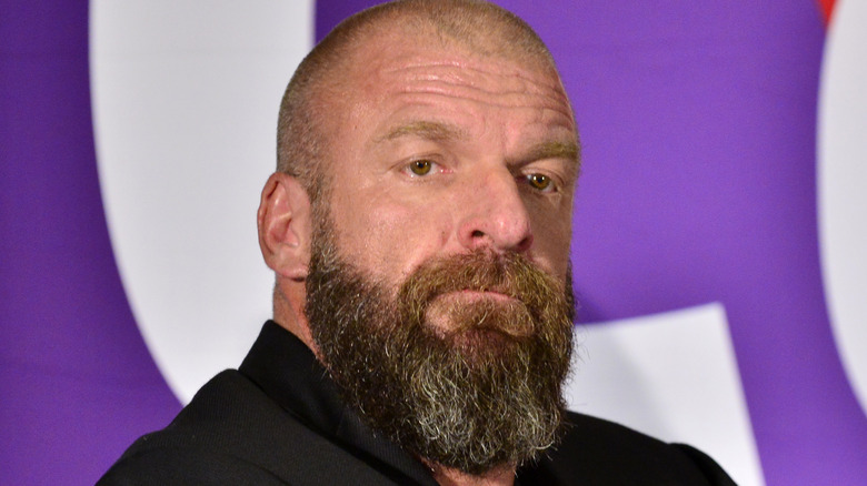 Paul "Triple H" Levesque looks concerned