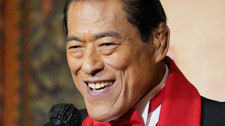 Antonio Inoki smiling