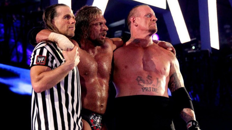 Shawn Michaels, Triple H and The Undertaker and WrestleMania 28