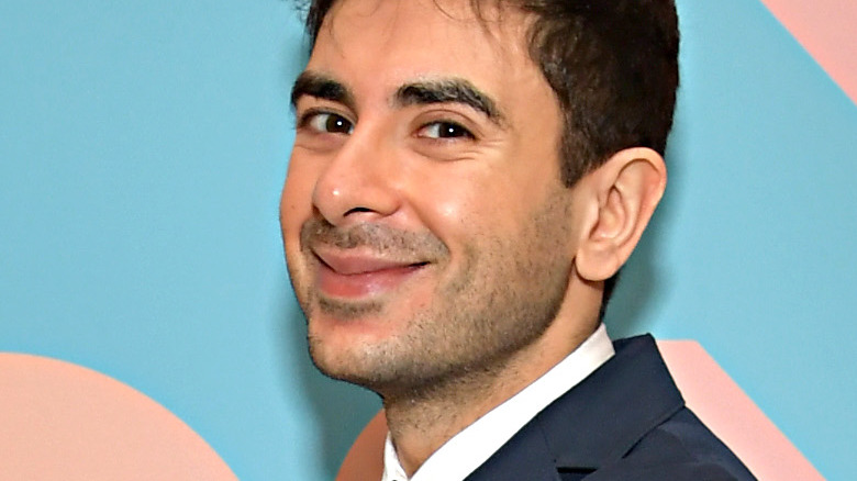 Tony Khan smiling