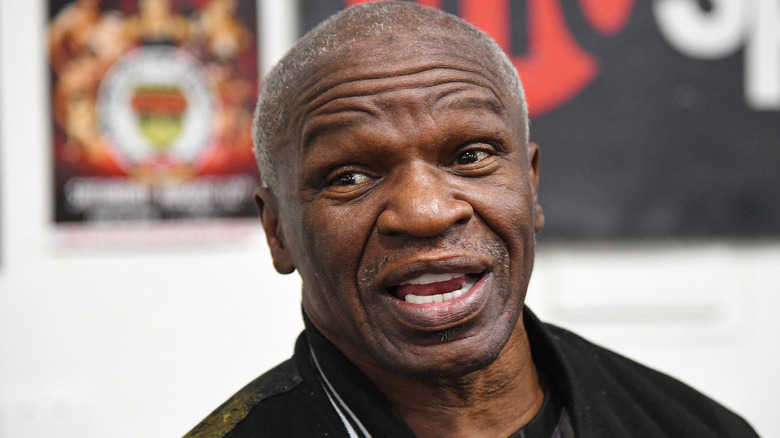 Floyd Mayweather Sr. smiling