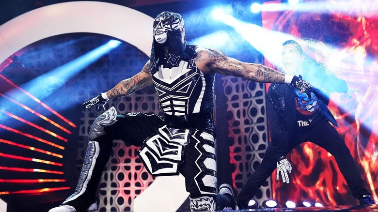 Penta making an entrance in AEW Rampage