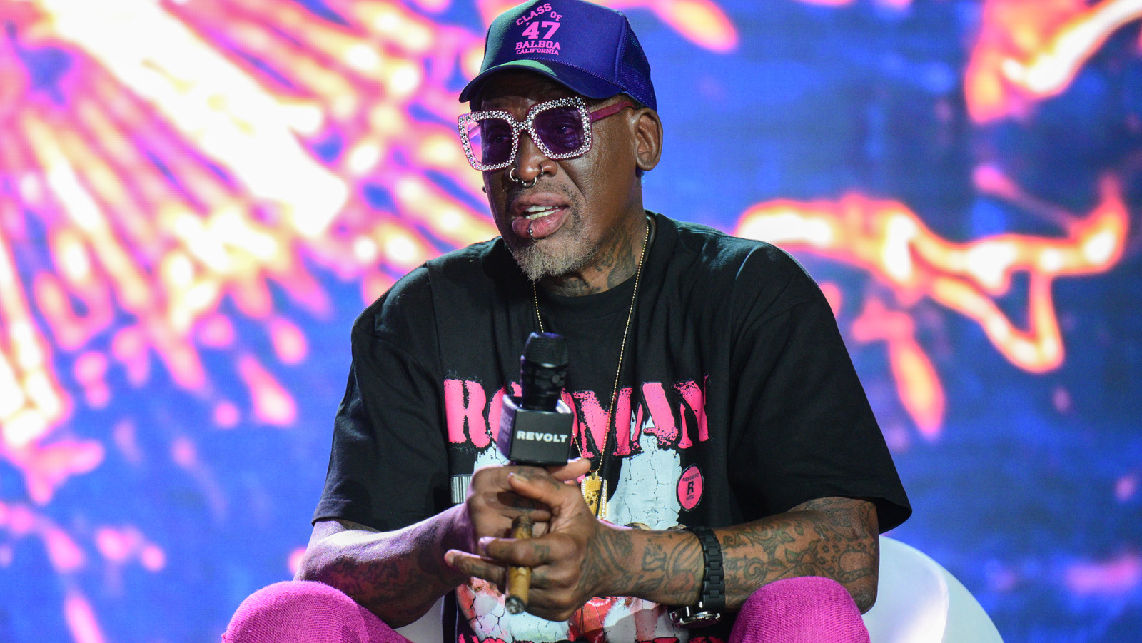The Worm is back! Dennis Rodman returns to United Center for the first time  in 13 years for AEW appearance