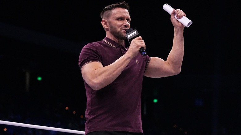 Nigel McGuinness in the ring