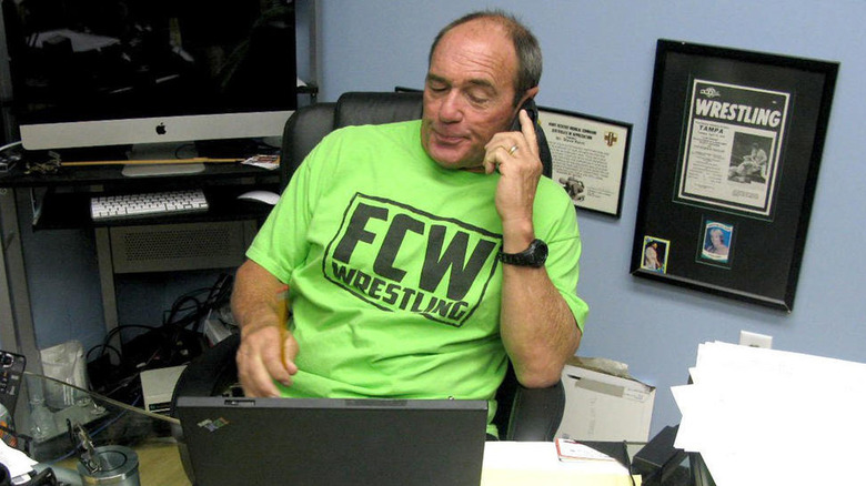 Steve Keirn talking on the phone