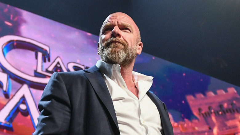 Triple H seeing potential new recruits at the Performance Center