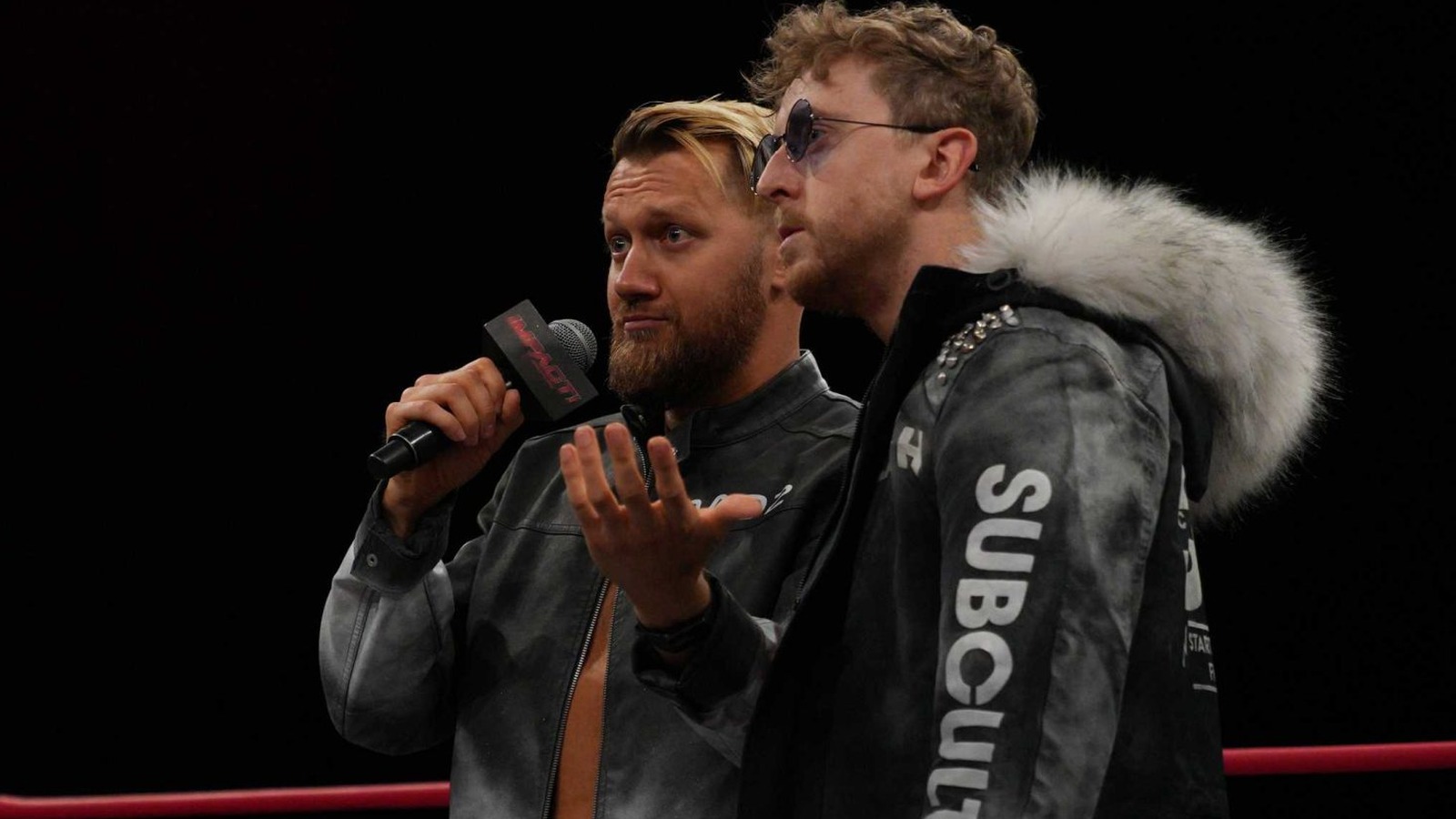 World Tag Team Champions Subculture Mark Andrews Morgan Webster