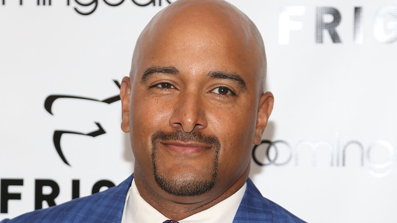 Jonathan Coachman in a blue suit