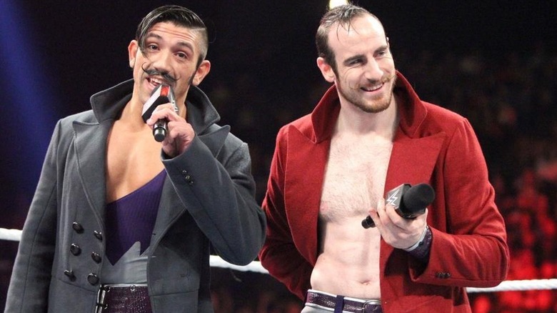 Simon Gotch and AIden English of The Vaudevillains