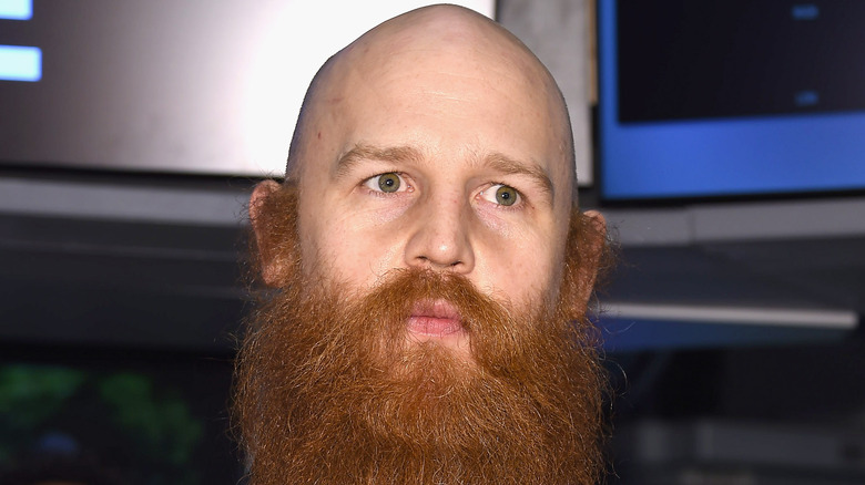 Erick Rowan looking off into the distance