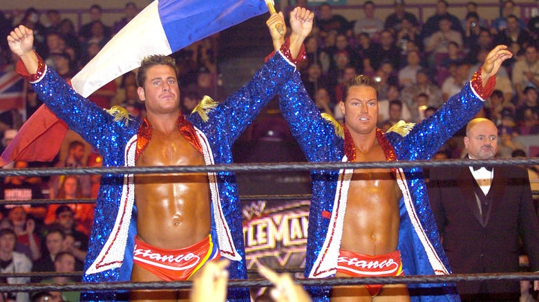 René Duprée and Sylvain Grenier in the ring