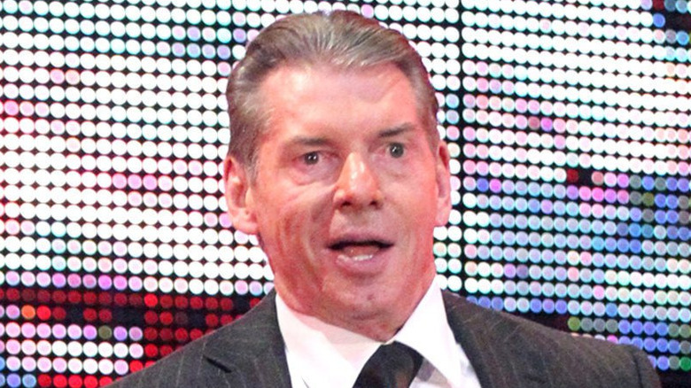 Vince McMahon makes his entrance