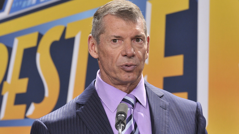 Vince McMahon talking