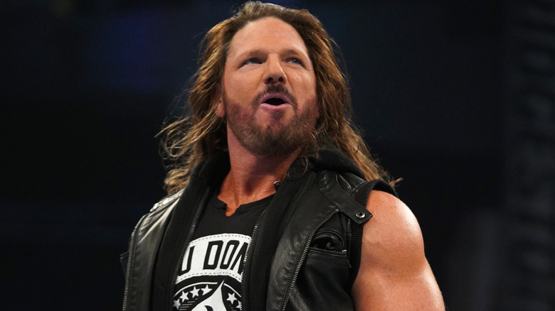 AJ Styles smiling