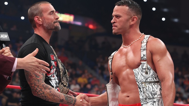 Ricky Starks Shakes Hands With CM Punk