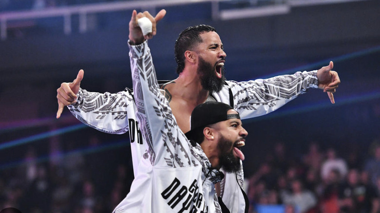 The Usos in the ring