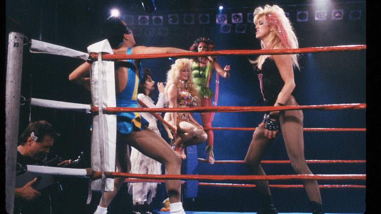 A Scene from the original GLOW series 