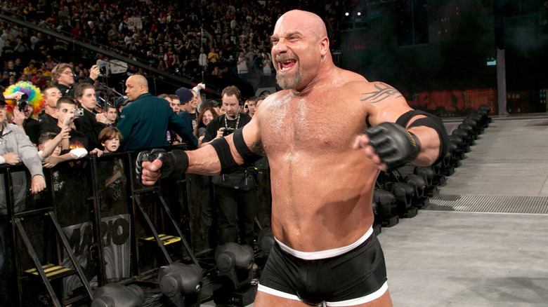 Goldberg walking to the ring