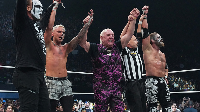 Sting, Darby Allin, Ric Flair, and Adam Copeland