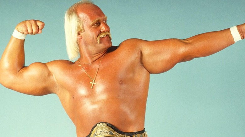 Hulk Hogan posing